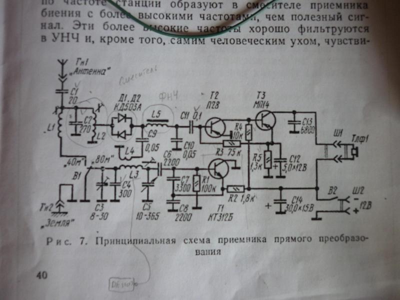 Схемы приемников полякова